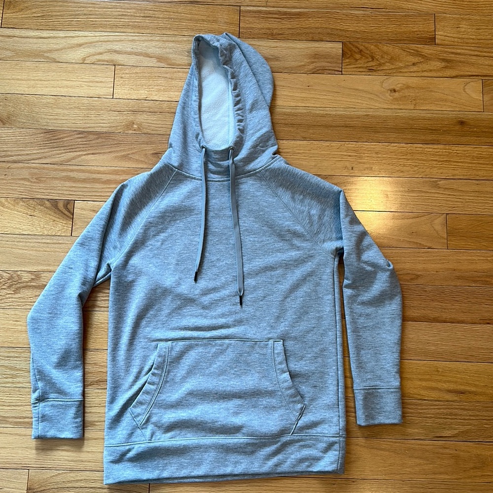Gray tunic sweatshirt